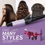 Buy Philips BHH816/00 Crimp, Straighten or Curl with the single tool, quickly and without fear of heat damage - Purplle