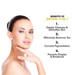 Buy Inatur Detan De-tan 3 in 1 Cleanser, Exfoliator, Mask, Exfoliates - 100 gm - Purplle