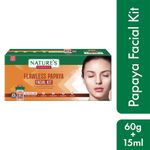 Buy Nature's Essence Flawless Papaya Facial Kit, 60gm+15ml, For 3 Use - Purplle