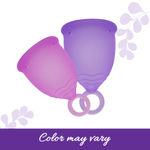 Buy Bombay Shaving Company Women Reusable Menstrual Cup: Stem for easy removal | Medium size | 100% Medical Grade Silicone | 12 hours protection | Sustainable 200 gm - Purplle