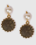 Buy SOHI Gold-Plated Antique Leaf Loops Beaded Necklace Set - Purplle