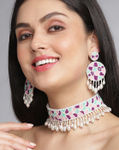 Buy SOHI Quirky Drawstring Choker Necklace - Purplle