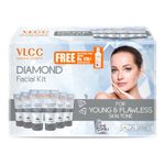 Buy VLCC Diamond Facial Kit + FREE Rose Water Toner Worth (300 g + 100 ml) - Purplle