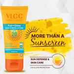 Buy VLCC Fair+Glow Sun Screen Lotion SPF20 (50 ml) - Purplle