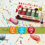 Buy NY Bae Nail It Mini Nail Paint Kit - Subtle Hues 06 (5 x 3 ml) | Highly Pigmented | Glossy Finish | Chip-Free | Travel-Friendly Nail Polish Set - Purplle