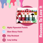 Buy NY Bae Nail It Mini Nail Paint Kit - Subtle Hues 06 (5 x 3 ml) | Highly Pigmented | Glossy Finish | Chip-Free | Travel-Friendly Nail Polish Set - Purplle