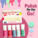 Buy NY Bae Nail It Mini Nail Paint Kit - Subtle Hues 06 (5 x 3 ml) | Highly Pigmented | Glossy Finish | Chip-Free | Travel-Friendly Nail Polish Set - Purplle