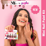 Buy NY Bae Nail It Mini Nail Paint Kit - Pink Hues 07 (5 x 3 ml) | Highly Pigmented | Matte & Glossy | Chip-Free | Travel-Friendly Nail Polish Set - Purplle