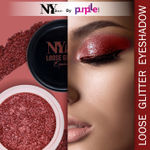 Buy NY Bae Loose Glitter Eyeshadow - Party Pink 05 (2 g) | Loaded With Oils & Fruit Extract | Rich Colour | Long lasting | Easy To Use | Cruelty Free - Purplle