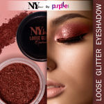 Buy NY Bae Loose Glitter Eyeshadow - Rose Gold 08 (2 g) | Loaded With Oils & Fruit Extract | Rich Colour | Long lasting | Easy To Use | Cruelty Free - Purplle