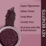 Buy NY Bae Loose Glitter Eyeshadow - Velvet Plum 10 (2 g) | Loaded With Oils & Fruit Extract | Rich Colour | Long lasting | Easy To Use | Cruelty Free - Purplle