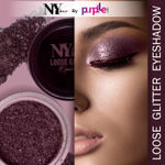 Buy NY Bae Loose Glitter Eyeshadow - Velvet Plum 10 (2 g) | Loaded With Oils & Fruit Extract | Rich Colour | Long lasting | Easy To Use | Cruelty Free - Purplle