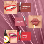 Buy NY Bae Confessions Liquid Lipstick | Lip & Cheek Tint | Mauve Lipstick | Matte Finish | Long Lasting - Her Wonderland 7 (4.5 ml) - Purplle