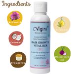 Buy Vigini 1% Redensyl Hair Care Scalp Treatment Growth Tonic Revitalizer Onion Olive Coconut Castor Oil & Early Anti Premature Grey Delay Greying Control Fall Loss Thinning Dry Damage for Nourishment Strengthening Strong Healthy Hair 200ML - Purplle