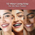 Buy Mamaearth Moisture Matte Longstay Lipstick with Avocado Oil & Vitamin E for 12 Hour Long Stay - 04 Cinnamon Nude - 2 gm - Purplle