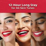 Buy Mamaearth Moisture Matte Longstay Lipstick with Avocado Oil & Vitamin E for 12 Hour Long Stay - 07 Raspberry Scarlet - 2 gm - Purplle