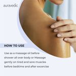 Buy Auravedic Relaxing Body Massage Oil For Full Body (200 ml) - Purplle