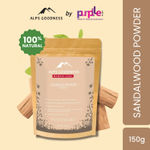 Buy Alps Goodness Powder - Sandalwood (150 g) | 100% Natural Powder | No Chemicals, No Preservatives, No Pesticides | Face Mask for Even Toned Skin | Face Mask for Glow - Purplle