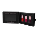 Buy Manish Malhotra Beauty By MyGlamm Gel Finish Nail Lacquers KIT-Hues of Love-Sienna Crush,Mysterious Muse,Sangria Surprise-3X10ml - Purplle