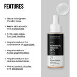 Buy DERMATOUCH 10% Niacinamide Serum, Tyrostat 3%, Zinc 1% Clarifying Face Serum Brightens the Skin, Reduce Hyper Pigmentation - Reduces acne marks & blemishes - 30ML - Purplle