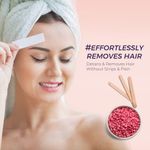 Buy Sanfe Detan & Glo Rose Wax Beans For Hair Removal | Removes Face & Body Hair | 100gm - Purplle