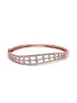Buy Jazz And Sizzle Rose Gold-Plated American Diamond Studded Bracelet - Purplle