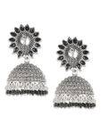 Buy Jazz And Sizzle Gold Plated Peacock Shape Painted Enamel Pearl Drop Ethnic Jhumka Earring - Purplle