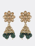 Buy Jazz And Sizzle Green Kundan Stones Gold Plated Chokers Set with MaangTikka - Purplle