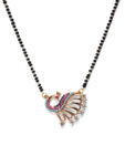 Buy Jazz And Sizzle Set of 2 American Diamond Rose Gold Plated Mangalsutra Set - Purplle