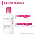 Buy Bioderma Sensibio Lait Demaquillant Soothing makeup removing milk that gently cleanses sensitive skin, 250ml - Purplle