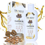 Buy TRUNEXT Cold Pressed Pure Castor Hair Oil For Hair Growth, (200 ml) - Purplle