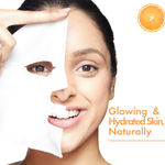 Buy Good Vibes Orange Refreshing Sheet Mask | Rejuvenating, For Glowing Skin | Vegan, No Parabens, No Sulphates, No Alcohol, No Animal Testing (20 g) - Purplle