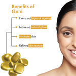 Buy Good Vibes Gold Skin Radiance Sheet Mask | Anti-Ageing, Moisturizing | Vegan, No Parabens, No Sulphates, No Mineral Oil, No Animal Testing (20 g) - Purplle