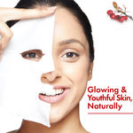 Buy Good Vibes Rosehip Radiance Sheet Mask | Glowing, Moisturizing | Vegan, No Parabens, No Sulphates, No Alcohol, No Animal Testing (20 ml) - Purplle