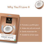 Buy Good Vibes Coconut Nourishing Sheet Mask | For Soft, Bright & Smooth Skin | Moisturizes Skin, Treats Rough & Dull Skin (20 g) - Purplle