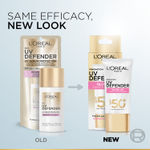 Buy L'Oreal Paris UV Defender Serum Protector Sunscreen SPF 50+, Bright & Clear (50 ml) - Purplle