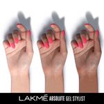Buy Lakme Absolute Gel Stylist Nail Color, 93 Macaroon, 12ml - Purplle