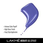 Buy Lakme Absolute Gel Stylist Nail Color, 97 Raisin, 12ml - Purplle