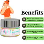 Buy Vigini 22% Actives Anti Acne Face Day Night Gel Control Oil Reduce Pimples Scars & Blackheads, Prone Skin, Unclog Pores, Prevents Breakouts Honey Cinnamon Niacinamide (Hyaluronic Salicylic) Acid Tea Tree Oil Men Women 50g - Purplle