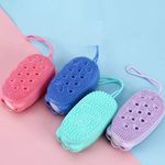 Buy Favon Silicone Bubble Bath SPA Super Soft Body Scrubbing Brush - Purplle