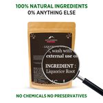 Buy Alps Goodness Powder - Liquorice/ Mulethi (50 gm) | 100% Natural Powder | No Chemicals, No Preservatives, No Pesticides | Can be used for Hair Mask and Face Mask | De tan pack | Tan removal Pack | Pack for hydrating and soothing scalp - Purplle
