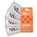 Buy NY Bae Lip Mask Sheet - Pack Of 4 | De-Pigmentation | 95 % Natural Ingredients | Instant Hydration | Bio Cellulose Mask | Alcohol Free - Orange - Purplle