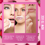 Buy NY Bae Lip Mask Sheet - Pack Of 4 | Enriched With Strawberry | Treats Chapped Lips | 95% Natural Ingredients | Bio Cellulose Mask | Alcohol Free - Purplle