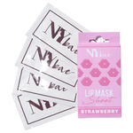 Buy NY Bae Lip Mask Sheet - Pack Of 4 | Enriched With Strawberry | Treats Chapped Lips | 95% Natural Ingredients | Bio Cellulose Mask | Alcohol Free - Purplle
