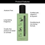 Buy Bella Voste , Nail Paint Remover, Enriched with ALOE VERA EXTRACT & JOJOBA Oil, Acetone Free, 110 ml , AQUA (01) - Purplle