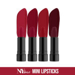 Buy NY Bae Argan Oil Infused Mini Lipstick, Runway, For Dark Skin - Classy Catwalk, Set of 4 Mini Lipsticks, Kit 1 (1.4 g X 4) - Purplle
