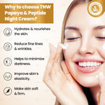 Buy TNW The Natural Wash Papaya & Peptide Night Cream forA Younger- Looking & Smooth SkinA | With Hyaluronic Acid & Panthenol 50 gm - Purplle