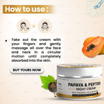Buy TNW The Natural Wash Papaya & Peptide Night Cream forA Younger- Looking & Smooth SkinA | With Hyaluronic Acid & Panthenol 50 gm - Purplle