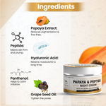 Buy TNW The Natural Wash Papaya & Peptide Night Cream forA Younger- Looking & Smooth SkinA | With Hyaluronic Acid & Panthenol 50 gm - Purplle