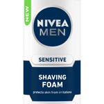 Buy Nivea Men Sensitive Shaving Foam 200 ml 50 ml Free250 ml - Purplle